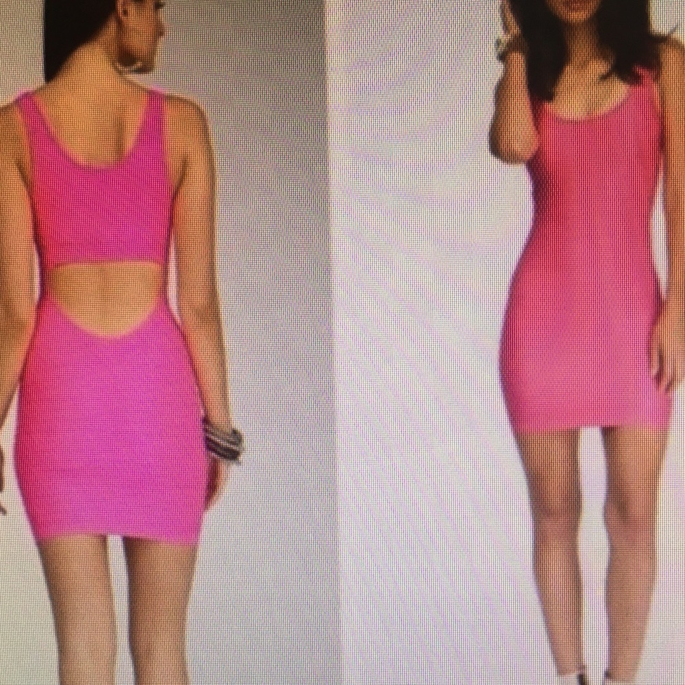 Pink Bebe dress